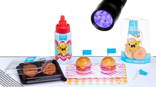 Assembled miniature food replicas crafted using DIY resin components from the Cafe Series 5 collection.