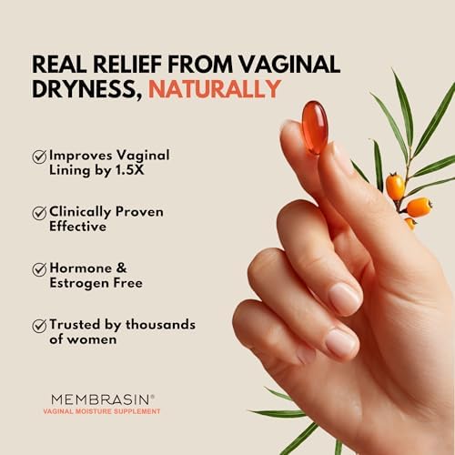 Membrasin sea buckthorn oil softgels for natural menopause relief