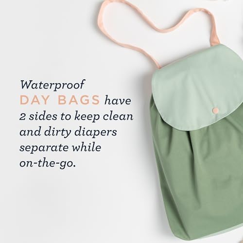 Esembly reusable wet and dry bag showing dual compartments