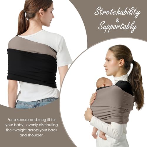 Full packaging view of the imported Shiaon premium lightweight baby carrier sling for newborns.