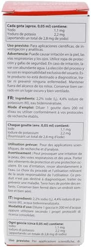 Professional Heiltropfen 100 milliliter iodine solution label details