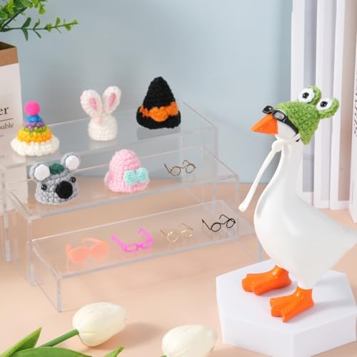 Full 12 piece set of desk goose outfits and headwear