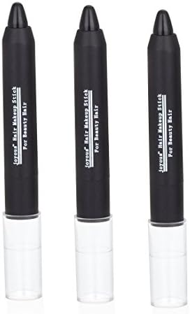 Texture and smooth application demonstration of non toxic hair makeup crayon stick