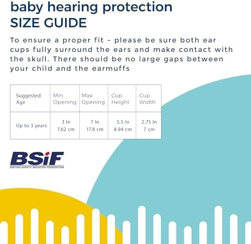 Banz baby ear defenders in kaleidoscope pattern