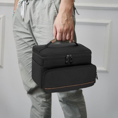CURMIO electronic shaver protective storage case closed view demonstrating compact design