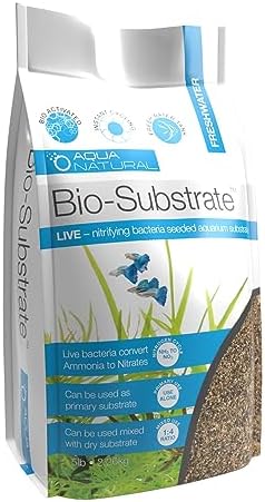 Close up of Aqua Natural bio-active aquarium sand texture