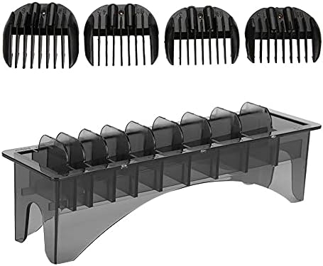 Underneath view of the sturdy rectangular base construction of this professional clipper guard tray.