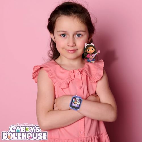 Accutime educational wearable toy displaying the integrated step tracker pedometer screen.