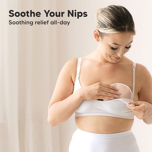 Close up of 4-layer organic bamboo nursing pad fabric texture