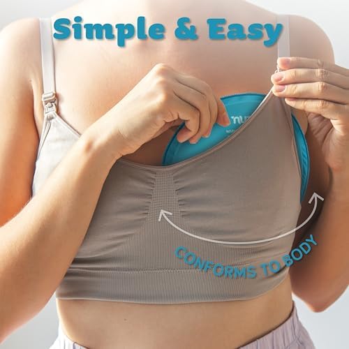 Nuzzle reusable gel pads for breast engorgement relief