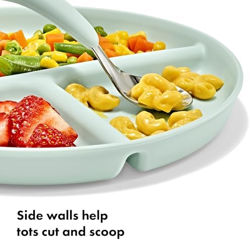 Three pack OXO Tot divided plates for babies