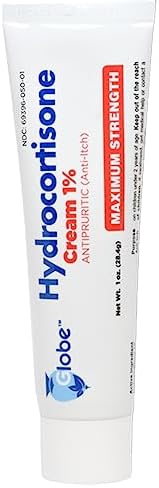 Authentic USA imported Globe hydrocortisone cream for Indian consumers seeking itch relief.