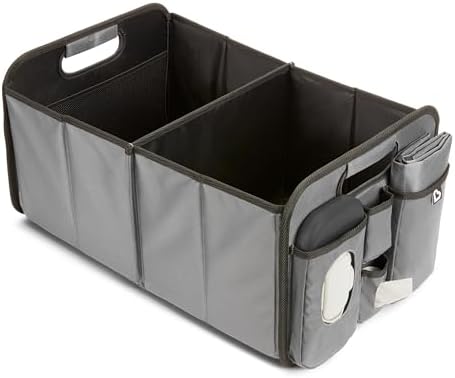 Munchkin Out-n-About Trunk Organizer for SUVs and Cars with Portable Changing Pad and Wet Baby Wipes for Diaper Changes On-the-Go, Collapsible, Grey - Image 2