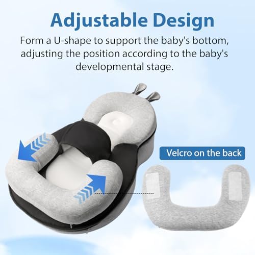 Joehea baby lounger being used for supervised infant tummy time