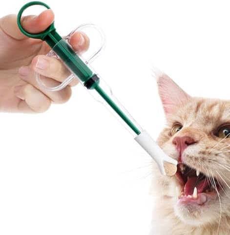 ValueBargain pet medicine dispenser packaging and component breakdown.