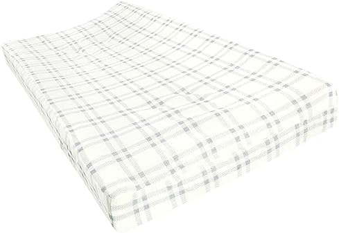 Hudson Baby forest animals design fitted cotton cover on a nursery changing mat