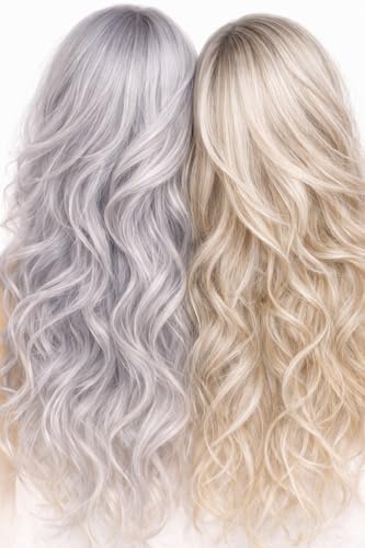 Close up of Avyna purple toning hair treatment set