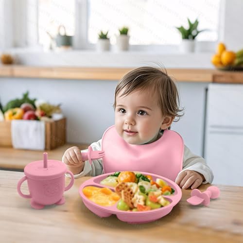 Catvegue 8 piece silicone feeding set in packaging