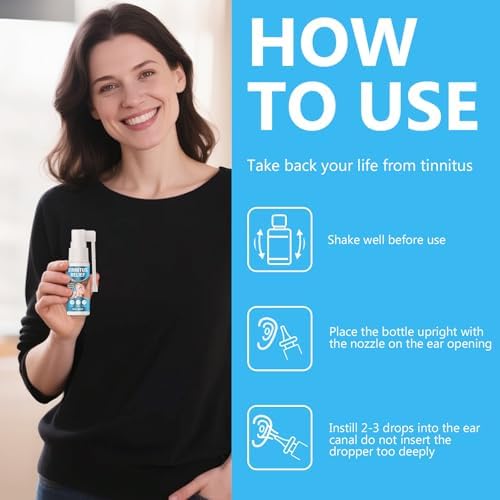 Richie House Tinnitus Relief packaging and bottle for authentic ear care.