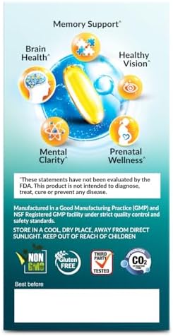 Authentic Labo Nutrition OmaxPure DHA76 60 capsules supplement facts