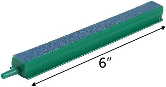 Alegi aquarium bubble stick connected to standard airline tubing generating fine bubbles.