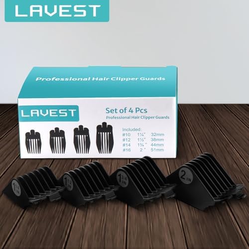 Underneath view of the universal fit hair clipper attachments displaying the robust engineering and structural reinforcement