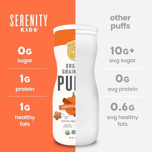 Nutrient dense chickpea and navy bean flour toddler snack packaging overview