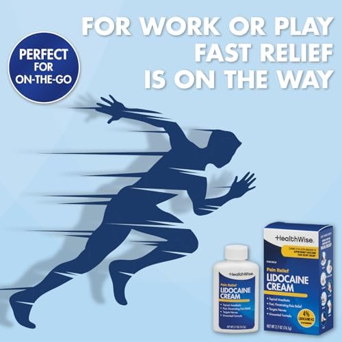 HealthWise maximum strength counter pain cream packaging showing authentic product information.