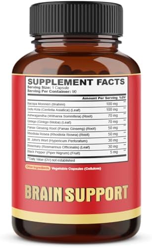 Agobi premium brain health supplement with Gotu Kola and Ginkgo Biloba