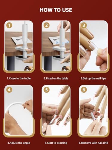 Full kit components of Niqzopa acrylic nail training model
