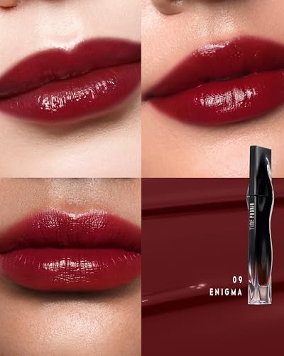 Stellar Dust Lip Stain 09 Enigma, Transfer-Proof & Smudge-Proof Lip Gloss, Deep Red Brown Tinted Glossy Finish, High-Pigment Vibrant, Hydrating Lightweight Long-Lasting Lip Makeup for Women - Image 3