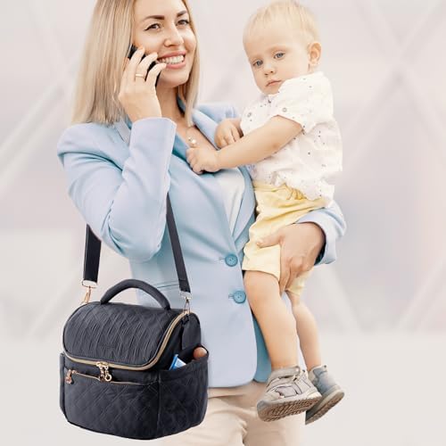 Sfybyheart travel cooler bag used for organizing baby bottles.