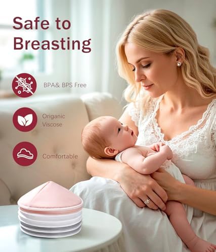 HieoAnir reusable breast pads with laundry bag