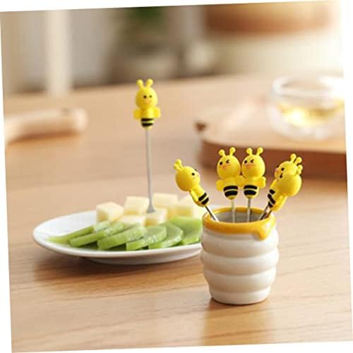 Full set of Bestoyard bee fruit forks with packaging