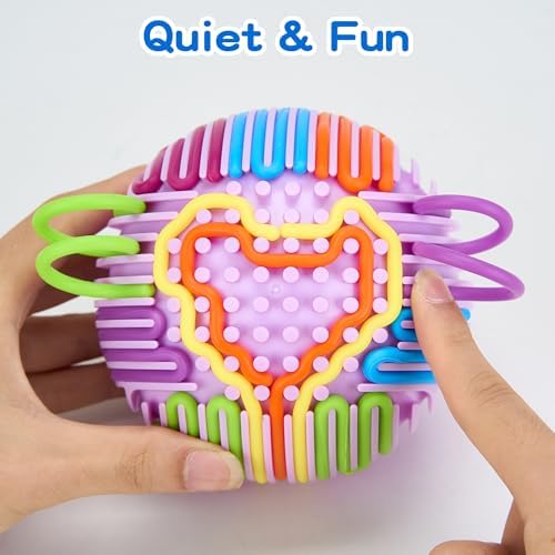 Complete packaging view of the authentic Helsort sensory fidget kit.