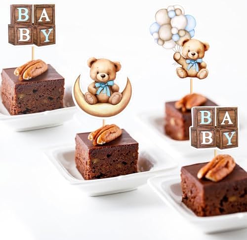 Close up of Cyodoos teddy bear cupcake decoration