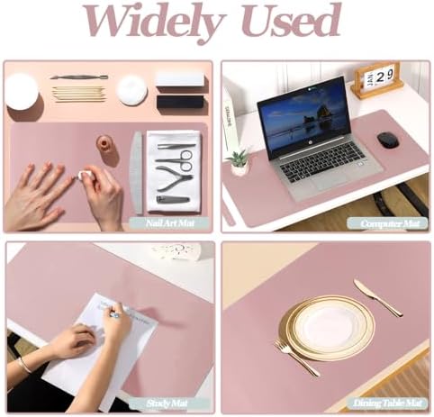 Nude pink nail arm rest pad used in home beauty setup