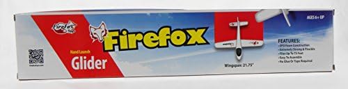 Fire Fox lightweight toy airplane packaged layout showing all snap components clearly