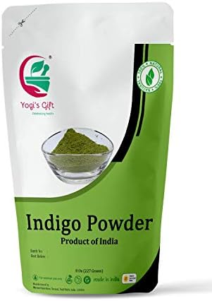 Yogi's Gift pure plant based hair dye powder texture close up