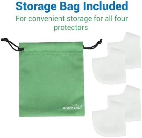 Side view of soft gel cushioning on ViVEsole protective insert sleeves
