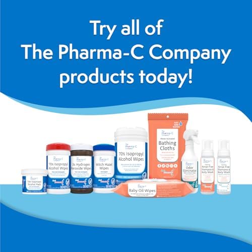 The Pharma-C Company imported antiseptic wipes for wound care and first aid kit essentials.