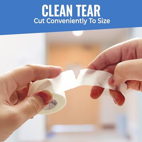 Authentic USA imported Healqu silk like medical tape pack displaying latex free product attributes