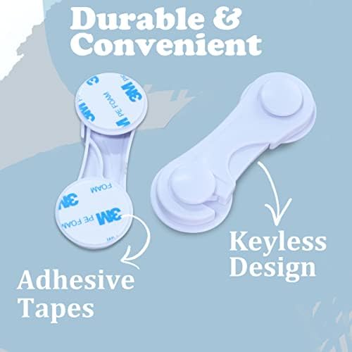 Set of four KongNai safety latches for baby proofing