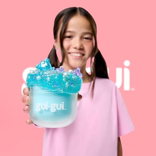 A child using the five step DIY process to customize their scented slime kit.