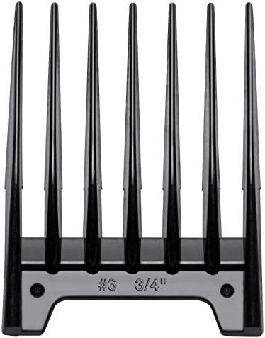 Professional barber tool kit featuring Oster guide combs