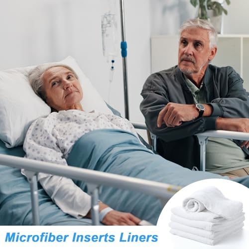 Lounsweer adult diaper inserts white fabric texture