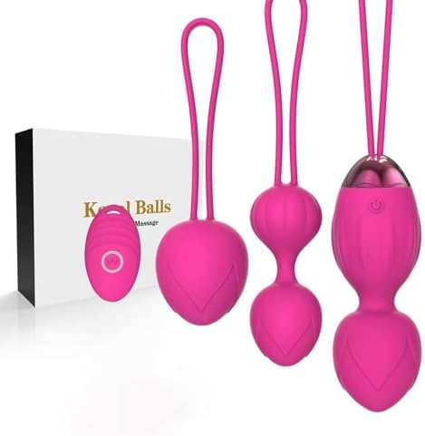 Close up of premium medical grade silicone Kegel weights