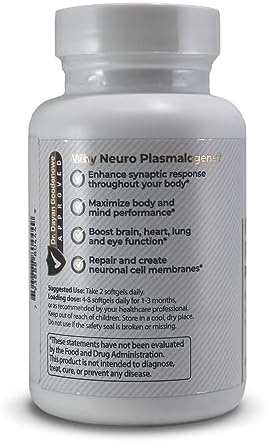 Authentic USA imported Prodrome Neuro cognitive function dietary supplement packaging details and allergen free label