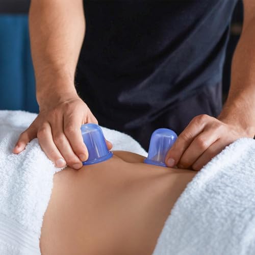 Professional grade silicone vacuum cups for home massage therapy and wellness.