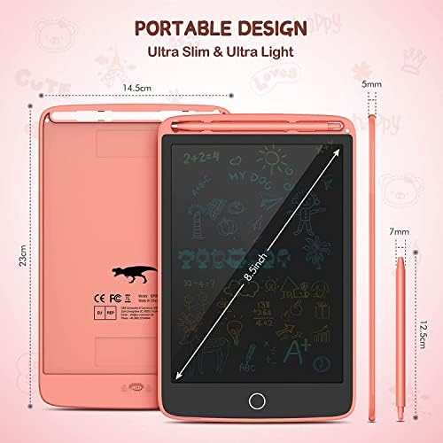 Tecjoe 2 pack LCD writing tablets with included stylus pens